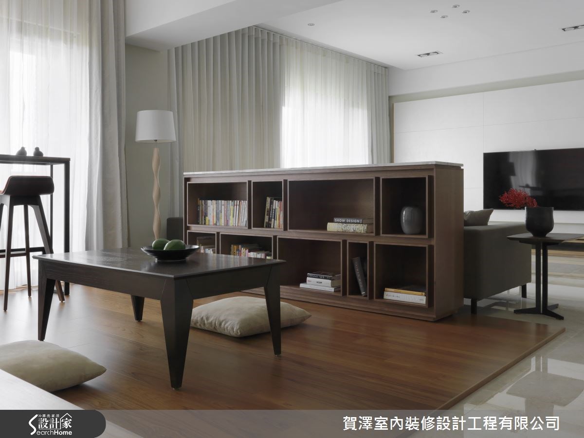在新竹縣竹北市的 45 坪空間,男屋主為科技業管理職,